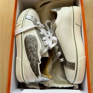 Hermes velvet metallic sneaker size 35 $840